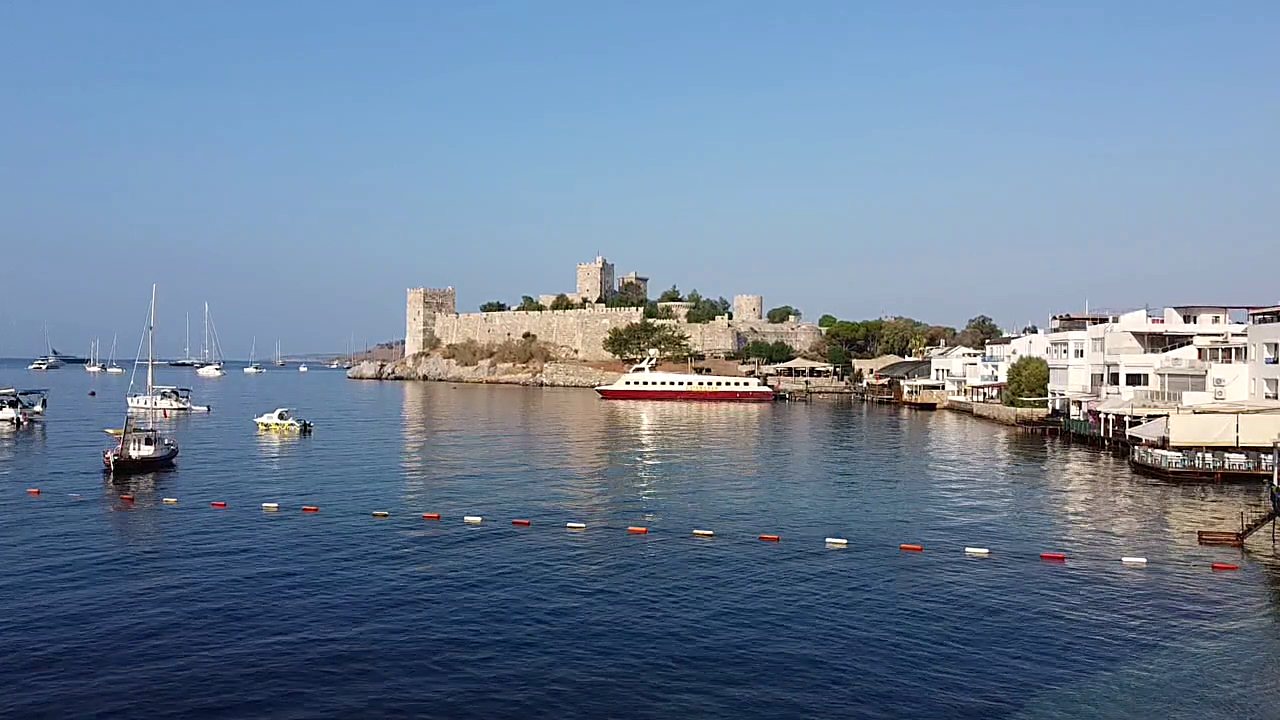 Bodrum Castle and the waterfront harbor